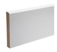 diyclick2buy Pencil Round White Primed MDF Skirting Boards In Various Pack Sizes (68mm x 2.2m) (2)