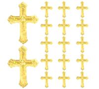 DIYEAH 1 Bag Christening Decorations: 90g Cross-Shaped Glitter Confetti For Religious Ceremonies Weddings Baptisms And Birthdays - Festive Charms