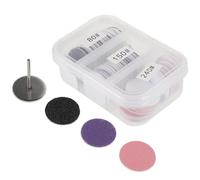 DIYEAH 1 Box Foot Sanding Discs for Electric Foot File, Sandpaper Discs Set with 80#, 150#, 240# Grits for Easy Polishing and Removing Dead Skin on Heels at Home