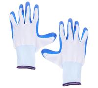 DIYEAH 1 Pair Blue Anti Scratch Hamster Gloves Made of Polyester for Small Animals and Snake Handling, Providing Warmth and Protection for Pet Grooming and Training