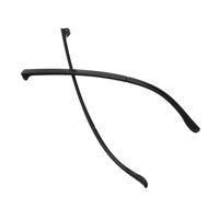 DIYEAH 1 Pair Eyeglasses Replacement Arms Stylish Durable Temple Accessories for Enhanced Eyewear Longevity Compatible with Various Frame Styles Black Tr Material