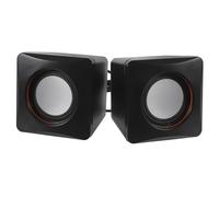 DIYEAH 1 Pair USB Mini Speaker Portable Desktop Sound System for Laptop Computer Compact Wired Speakers with Durable Construction for Travel and Office Use