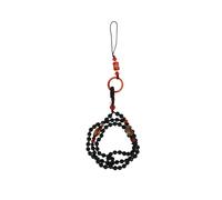 DIYEAH 1 PC Gemstone Beaded Mobile Phone Lanyard Chain Non Slip Lost Strap for Keys and Devices Durable Agate Jade Beads for All Occasions Ring Buckle