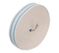 DIYEAH 1 Roll Cloth Wrapping Ribbon Florist Ribbon Natural Cotton Easy Decorating Multipurpose Use Timeless Stripe Pattern Classic Elegant Simplicity Sophistication Christmas Wrapping