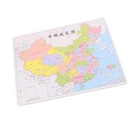 DIYEAH 1 Set China Map Puzzle for Educational Geography Learning Game Smooth Edges present for Enhance Hand Eye Coordination and Shape Recognition