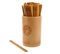 DIYEAH 1 Set Chinese Divination Sticks And Bucket - Sacred Bamboo Fortune Telling Props - Meditation Divinatory Accessories for Home Feng Shui Ritual Guidance