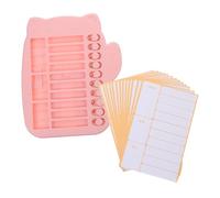 DIYEAH 1 Set Chore Chart for Portable Home Behavior Planner DIY Decorative Task Reminder Board Encourages Management Skills Positive Habits for Includes Cardstocks