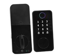 DIYEAH 1 Set Fingerprint Door Lock Durable Keypad Lock with Multiple Options Including Fingerprint Swiping Card Password High Security Access for Home Office