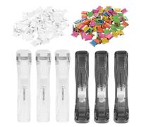 DIYEAH 1 Set Portable Handheld Paper Clam Clip Dispenser with Refills