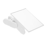 DIYEAH 1 Set Small Reflection Mirror Clip for Cell Phone Photography Reusable Daily Use Phone Prop with Storage Case Dust Cloth for Travel Random Color