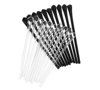 DIYEAH 10 Pairs Slip Eyeglass Arms Replacement Rubber Temple Covers for Eyeglass Legs with Secure Fit Retro Style Eyewear Repair Kits for Thin Metal Frames