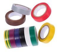 DIYEAH 10 Rolls Professional Pvc Electrical Insulation Tape for Industrial Use with Strong Adhesive and Multi-colour Options, for Wire Organisation and High Temperature Resistance, Rolls