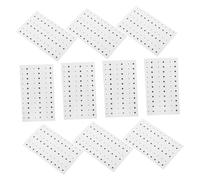 DIYEAH 10 Sheets Halloween Temporary Tattoos Fake Mole Beauty Spot Stickers Reusable Paper Makeup Stickers with Realistic Black Spots for Women Halloween Party and Occasions