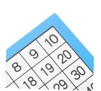 DIYEAH 10 Sheets Laminated Hundreds Chart for Chart Math Learning Tool Classroom and Homeschool Supplies Educational Counting Board