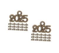 DIYEAH 100 pcs DIY Alloy Number Charms Pendants for Jewelry Making with Top Stylish Metal Accessories for Necklace Bracelets Crafting Year Jewelry Supplies