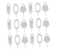 DIYEAH 100 Pcs Silver Sim Removers Ejector Pins for Cellphones and Tablets Compact Tool for Easy Sim Card Removal and Ejecting Trays Practical and Lightweight Design