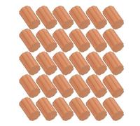 DIYEAH 100pcs 1:16 Mini Roman Column Pillars for Model House, Orange Pottery Clay Sculptures with High-Precision Brick Interfaces, Flexible Scene Building for Architecture Teaching