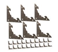DIYEAH 100pcs Antique Iron Corner Protectors for Wooden Jewelry Boxes Bat Motif Retro Metal Edge Guards with Cultural Charm Box Corner Covers for Furniture and Cases Enhanced Scratch