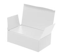 DIYEAH 100pcs Blank Paper Cards with Rounded Corners for Vocabulary Flashcards Business Cards Smooth Writing Surface Compact Boxed for and Storage