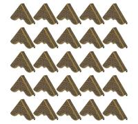 DIYEAH 100pcs Book Corners: Decorative Metal Photo Corner for Scrapbooking - Vintage Book Edge Protectors, Alloy Album Guards for Notebooks Picture Scrapbook
