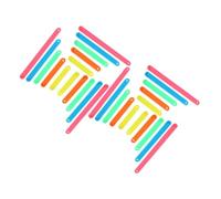 DIYEAH 100pcs Geometric Construction Sticks Multipurpose Math Manipulatives for Classroom and Home Learning Polygonal Splicing Sticks with Lengths to Build Triangles Squares and