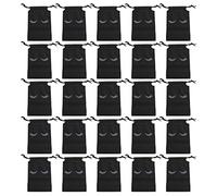 DIYEAH 100pcs Lash Drawstring Makeup Bag Travel Cosmetics Organizer Portable Eva Drawstring Toiletry Bag Easy to Carry for Short Trip and Outdoor Activities Random Color