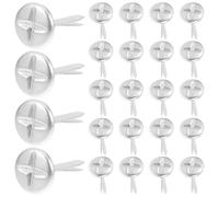 DIYEAH 100pcs Metal Paper Fasteners Two-Legged Nails Brad Fasteners for Crafts DIY Scrapbooking and Children’s Art Projects