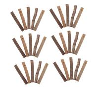 DIYEAH 100pcs Mini Natural Wood Logs Craft Sticks for DIY Crafts Home Decorations Rustic Twigs with Authentic Texture Durable and Easy to Use