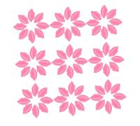 DIYEAH 100pcs Mini Pink Lip Shaped Plastic Buttons Flatback Doll Mouth Embellishments for DIY Doll Making Scrapbooking Sewing Clothes Accessories