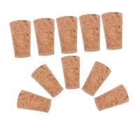 DIYEAH 100pcs Natural Color Wine Bottle Cork Stoppers Tapered Cork Plugs for Glass Bottles and Beverage Sealing for Daily Use and Festival Use