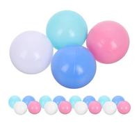 DIYEAH 100pcs Pastel Colour Plastic Ball Pit Balls for Safe Shockabsorbing Spheres for Family Fun and Outdoor Play in Play Tents
