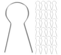 DIYEAH 100pcs R-Shaped Tungsten Wire Kiln for Pottery and Ceramic Jewelry Making, Sturdy Hanging Burn Needles Suitable for Creative Projects and DIY Tools