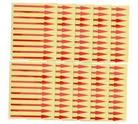 DIYEAH 100pcs Reflective Arrow Stickers with Adhesive for Instrument Panel Direction Indication Moisture-Resistant Pressure Gauge Markers for Accurate Data Reading in Low-Light Conditions