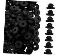 DIYEAH 100pcs Rubber Grommets for Cable Railing Hole Protector Durable Weather Resistant Sleeves for Decking Fencing Low Maintenance Wire Protectors for Metal Posts