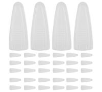DIYEAH 100pcs Scissors Tip Protector Sheath, PP Clear Sewing Blade Guard | Scissors Storage Sheath, Sewing Scissor Cover, Easy Slip-On for Crafts Quilting Shears Tools