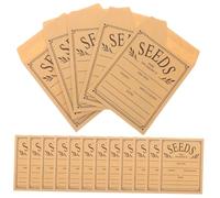 DIYEAH 100pcs Small Seed Envelopes Self-Sealing Kraft Paper Storage Packets for Vegetable Seeds Collection Reusable Blank Paper Envelopes with Ample Capacity for Gardeners and Small Item