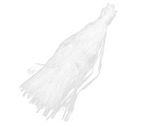 DIYEAH 100pcs White Reusable Nylon Crab Mesh Bags Thickened Mesh Storage Nets for Seafood Fruit Vegetable Protection and Multi-Purpose Grocery Use