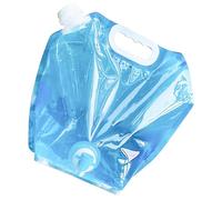 DIYEAH 10l Collapsible Water Storage Bag with Spigot, Design, Portable Outdoor Accessory for Camping and Road Trips, Made of Sturdy Pet, Pa, and Pe Materials