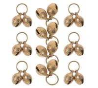 DIYEAH 10PCS 22MM Copper Pet Collar Bells for Dogs and Cats Puppy Training Bells and Animal Charm Pendants Mini Colorful Dog and Kitten for Safety and Decoration
