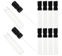DIYEAH 10pcs 2ml Glass Spray Bottles Refillable Mini Travel Fragrance Atomizers with Fine Mist Sprayer for Essential Oils and Cologne
