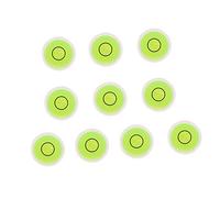 DIYEAH 10PCS Acrylic Round Bubble Spirit Level Calibration Tool for Picture Frames Cross Stitch Mural Hanging High Precision Horizontal Bubble