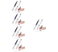 DIYEAH 10pcs Ballpoint Pen Stylus Tip Metal Lighted Writing Tools LED Flashlight Capacitive Stylus Pens for Touch Screens and School Use