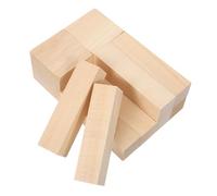 DIYEAH 10pcs Basswood Blocks for Whittling and Crafting Unfinished Soft Wooden Blocks for DIY Wood Projects Suitable for Beginners and Experts