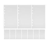 DIYEAH 10pcs Binder Pockets Plastic Loose-Leaf Bags for Cash Stuffing Binder Inserts Dividers Weekly Planner Budget
