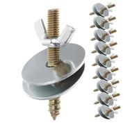 DIYEAH 10pcs Birdcage Stand Screws M5x50 with Washers Bird Springboard Fixing Screws Pet Cage Perch Kit for Hamster and Bird Cage Accessories