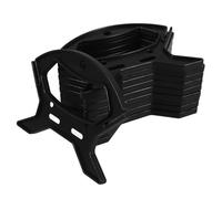 DIYEAH 10pcs Black Plastic Cable Winder Reel for Cable Management Prolonging Life and Resistance to Cracking Suitable for Home and Office Cord Storage