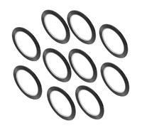DIYEAH 10PCS Black Self-adhesive Graphic Tape for Whiteboard Grid Marking Strong Adhesive Border Tape for Dry Erase Boards Art Craft and Chart Line Drawing Easy Removal