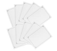 DIYEAH 10pcs Blank Certificate Inner Paper Silver Frame A4 Size for School Awards Business Certificates Easy to Write