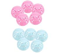 DIYEAH 10pcs Cat Ball with Bell Plastic Cat Scratching Ball 1.77x1.77x1.77in Indoor Pet for Random Color