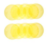 DIYEAH 10pcs Changing Light Stickers Gel Filters for Circular Lights Change Film Lighting Filters Home Decor Lighting Gels